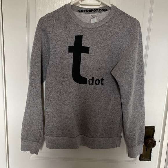 T dot Sweatshirt - Picture 1 of 6